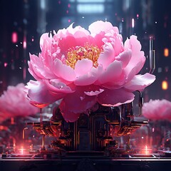 rose petals on the stage