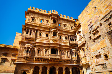 Patwon ki Haveli in Jaisalmer, India