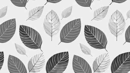 Simplistic leaf pattern