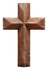 PNG Christian cross wood crucifix symbol.