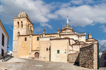Fototapeta na wymiar Church of Santa María de la Encarnación. Jerez de los Caballeros, Badajoz, Extremadura, Spain, Europe