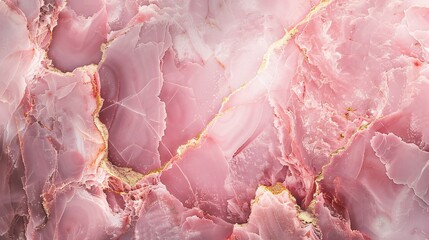Closeup view of the texture of a pink marble surface