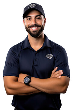 PNG A cargo truck driver portrait adult smile