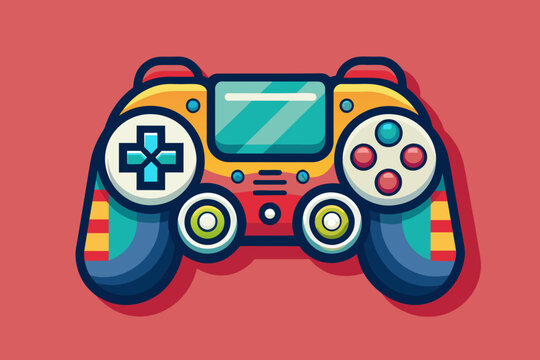 video game control vector image for t-shirt