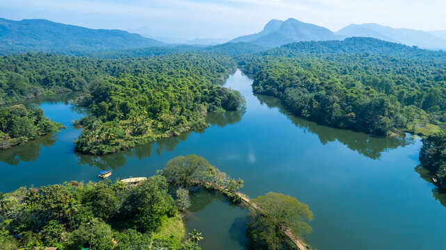 A beautiful waterfall in Kerala 