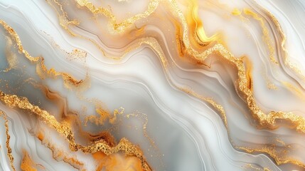 Luxury white and gold Marble Liquid texture background