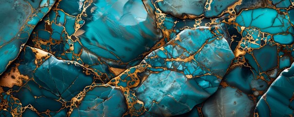 smooth blue pebbles.