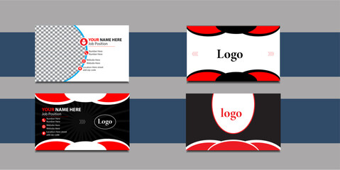 *professional And clean business card  design .
*modern black and white business card design.