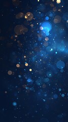 Abstract bright bokeh light background, festive Christmas background
