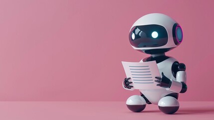 ai copywriting bot using chatgpt for content creation artificial intelligence concept 3d illustration