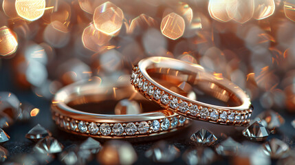 Designer wedding rings