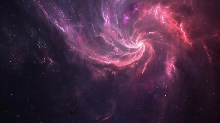 cosmic nebula with swirling multicolored stardust abstract galaxy background illustration