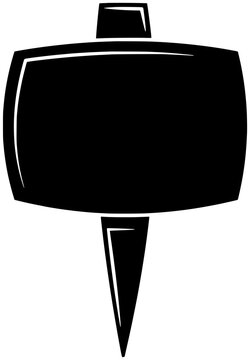 recommend clip art: tool illustration gardening silhouette signpost logo signboard icon sign outline wood plate wooden plank nature name black garden board shape billboard farm blank for vector graphic background