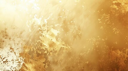 gold beige white abstract background with rough texture grainy noise and bright glow elegant gradient color template illustration