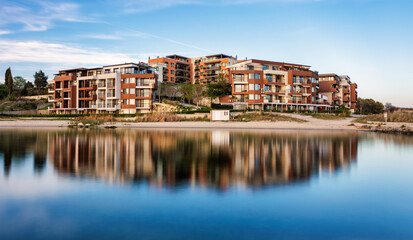 reflection in the sea
