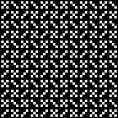 Fototapeta premium Checks pattern. Squares illustration. Seamless ornament. Tiles wallpaper. Ethnic motif. Shapes backdrop. Forms background. Digital paper, textile print, web design, abstract image. Vector artwork