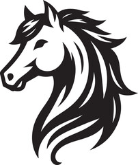 horse head vector