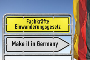 Verkehrswegweiser, Fachkräfteeinwanderungsgesetz, Make it in Germany