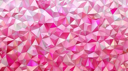 Fototapeta premium A vibrant abstract background dominated by pink triangles, forming an eye-catching geometric pattern