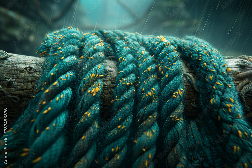 Poster a tapestry woven with threads of ambition and determination, depicting the journey towards fulfillin