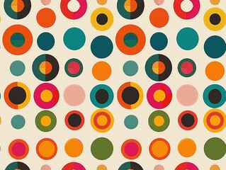 Simplistic colorful pattern
