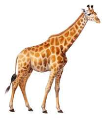 Obraz premium PNG Wildlife giraffe animal mammal