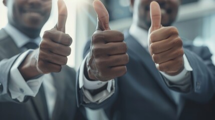 Thumbs Up for Corporate Success