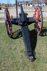 cannon on the ground