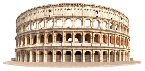 PNG Architecture colosseum building landmark transparent background