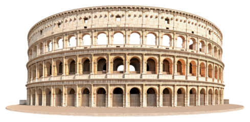 PNG Architecture colosseum building landmark transparent background