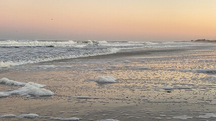 Sunrise over American Beach on Amelia Island Florida