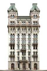 Obraz premium PNG Tall american classic buildings architecture window tower