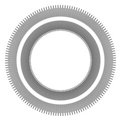 Circular Radial Pattern for Round Frame