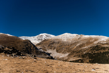 landscape with blue sky