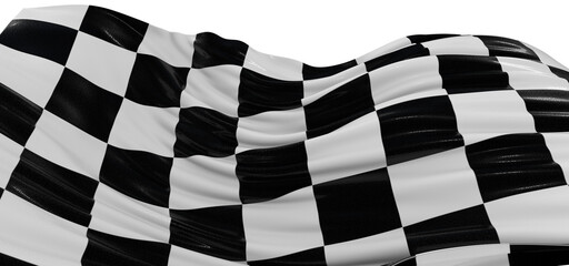 Black and white flag