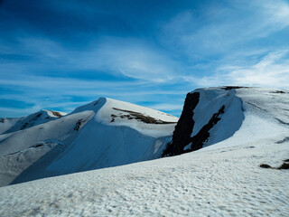 mountains in spring. Carpathians Ukraine
