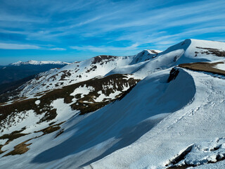 mountains in spring. Carpathians Ukraine
