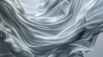 The most delicate, shiny, fine silk. Silk fabric with pleats.