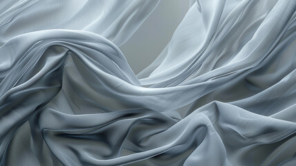 The most delicate, shiny, fine silk. Silk fabric with pleats.