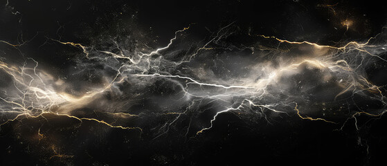 Expansive cosmic lightning in dark space