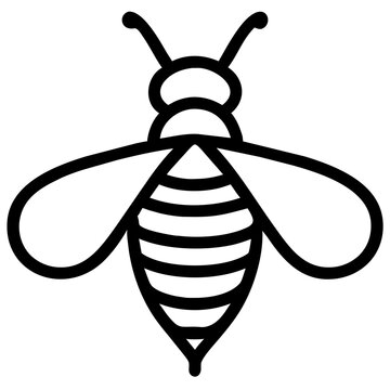 recommend clip art: Bee Animal outline Icons