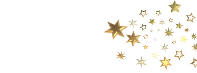 Golden Dreamscapes: Step Into a 3D Rainfall of Gleaming Stars