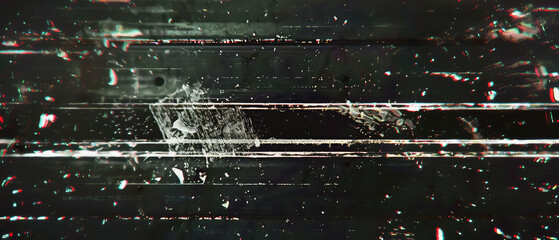 Intense cyber data stream in motion with glitches, glitch art with lens noise and dust 