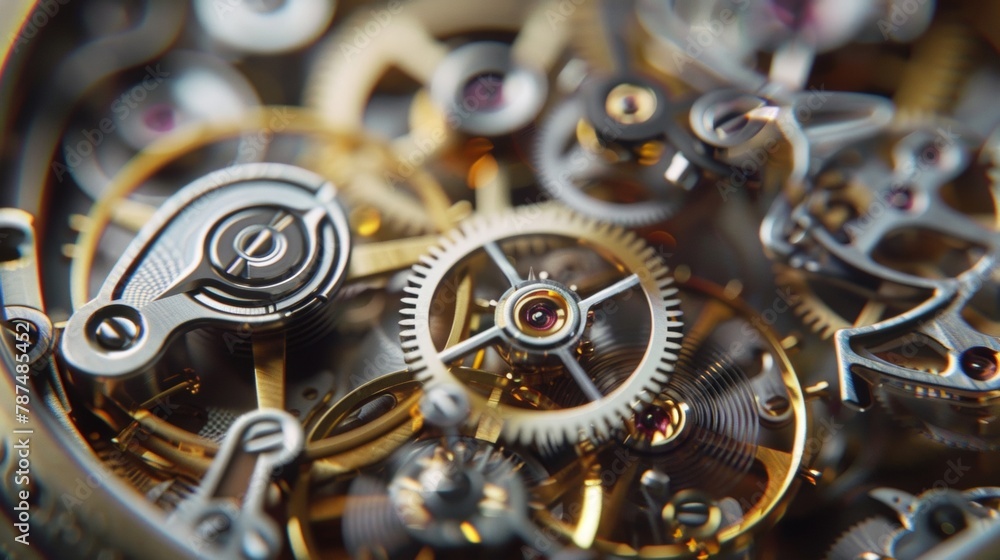 Poster the precise movements of a handmade watchmaker are like a ballet performance carefully crafting each