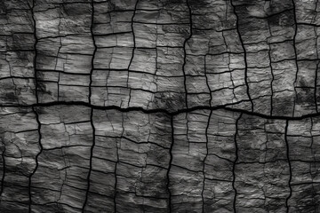 The image is a close up of a piece of wood with a black and grey color scheme