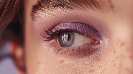 Obraz premium Embrace the whimsical essence of a sunset with our Dusk to Dawn Ombre backdrop. Let the gradient of intense violets to delicate blushes . .