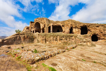 Uplistsikhe ancient rock town in Georgia