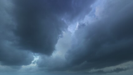 a sky with clouds and sun shining through, 3d render