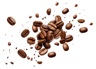 Obraz premium PNG Coffee beans coffee white background coffee beans.