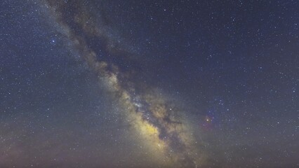 galaxy with a galaxy in the background, 3d render